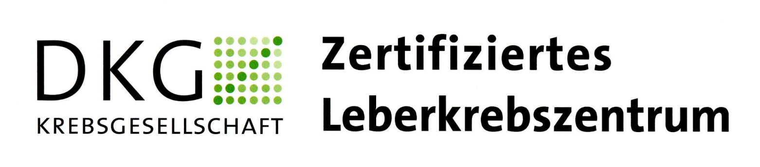 DKG Krebsgesellschaft Logo für ein zertifiziertes Leberkrebszentrum