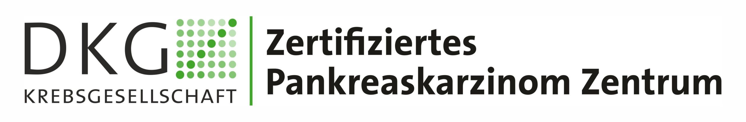 Offizielles Abzeichen der DKG Krebsgesellschaft: Zertifiziertes Pankreaskarzinom Zentrum